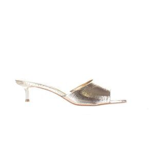 Vince Camuto Gold Heeled Mules